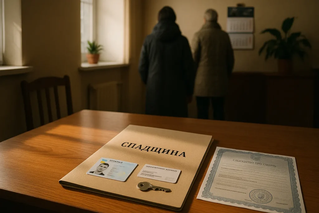 Документи для вступу в спадщину в Україні на столі нотаріуса