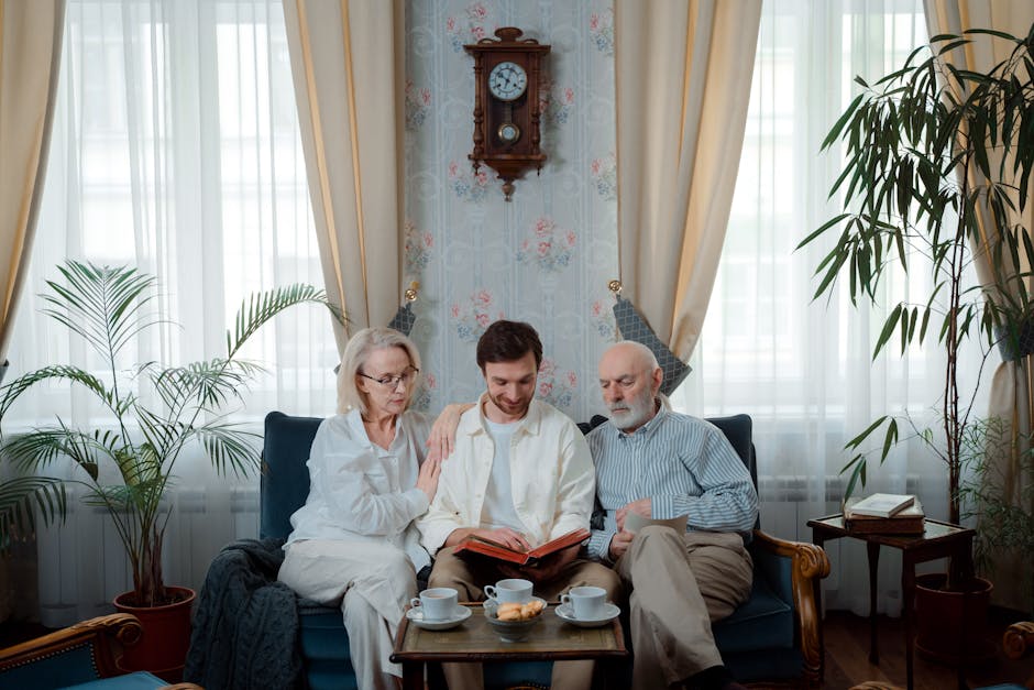 Родинний архів і дерево роду Родина переглядає дерево роду через фото і документи вдома